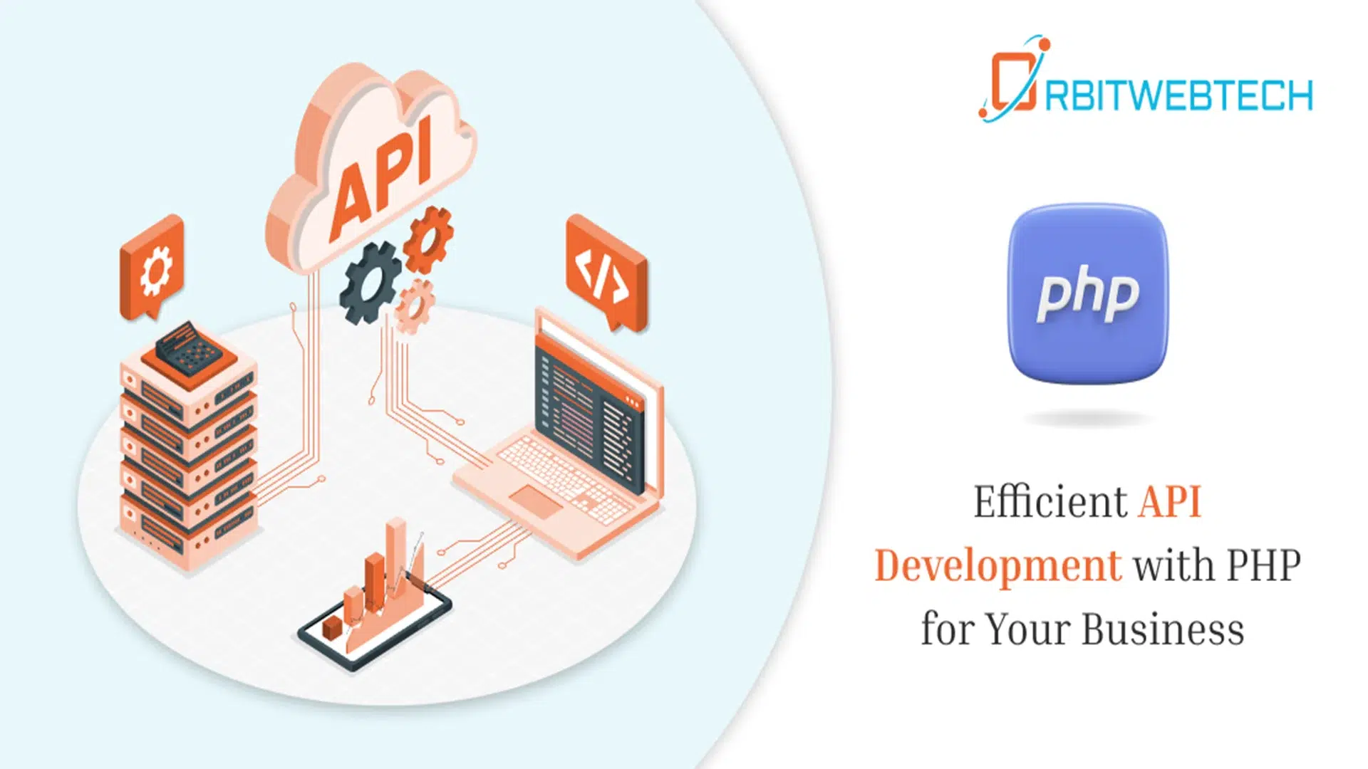 Developer creating an efficient API using PHP for business applications.